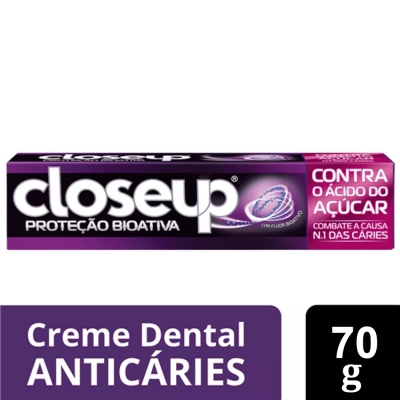 Creme Dental Close Up Proteção Bioativa Contra Ácido 70G