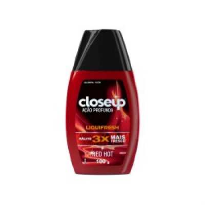 Creme Dental Close Up Gel Liquifresh Red Hot 100G