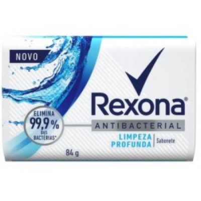 Sabonete Rexona Antibacteriano Limpeza Profunda 6U 84G