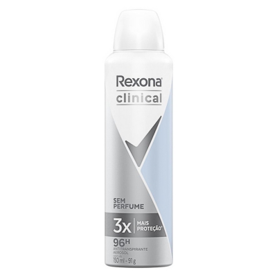Desodorante Rexona M Aero Clinical Sem Perfume 150ML