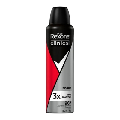 Desodorante Rexona M Aero Clinical Sport 150ML