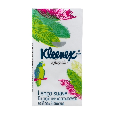 Lenço Kleenex Bolso 10Un