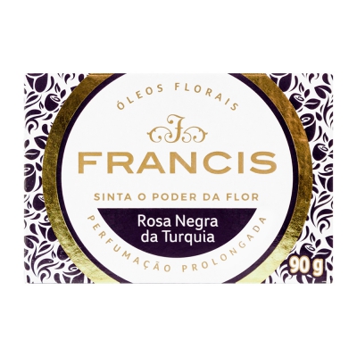 Sabonete Francis Luxo Rosa Negra Da Turquia 90G