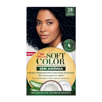 Tintura Soft Color 28 Preto Azulado 35G