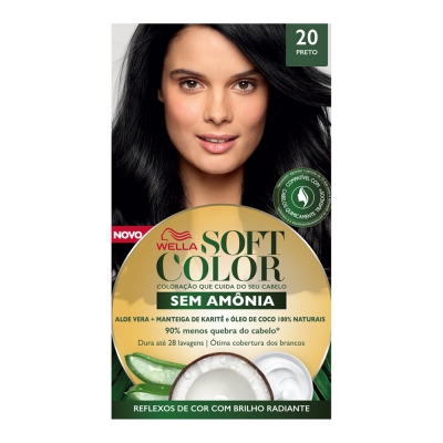 Tintura Soft Color 20 Preto 35G