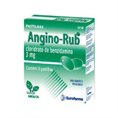 Angino-Rub Pastilha 16Un Menta