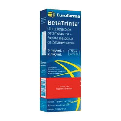 Betatrinta 5Mg/ml + 2Mg/ml Inj 1 Ampola X 1ML