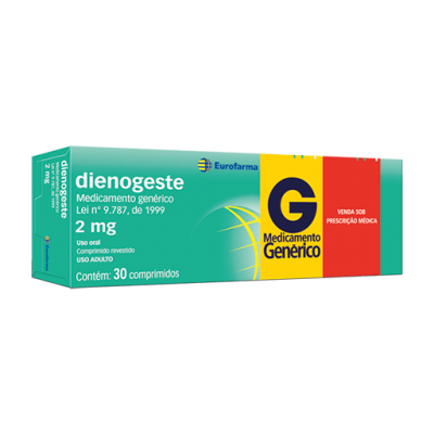 Dienogeste 2Mg 30Cpr Gen.eurofarma