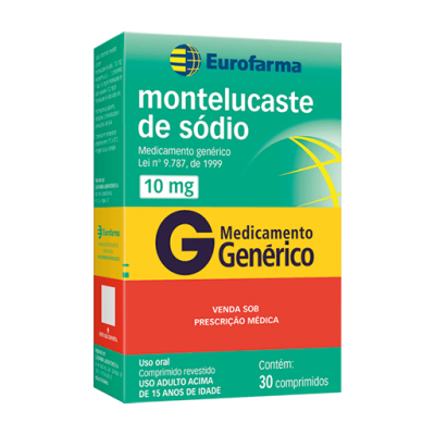 Montelucaste de Sodio 10Mg 30Cpr Gen.eurofarma