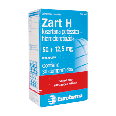 Zart H 50Mg + 12,5Mg 30Cpr
