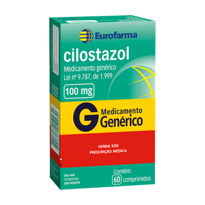 Cilostazol 100Mg 60Cpr Gen.eurofarma