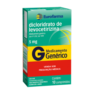 Levocetirizina 5Mg 10Cpr Gen.eurofarma