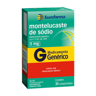 Montelucaste de Sodio 5Mg 30Cpr Gen.eurofarma