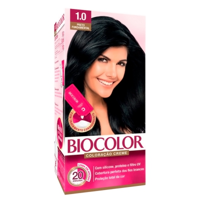 Tintura Biocolor Mini Kit 1.0 Preto Peça Chave