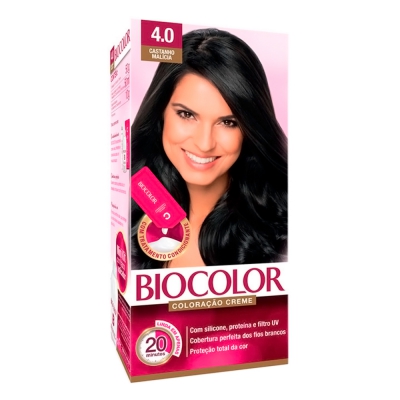 Tintura Biocolor Mini Kit 4.0 Castanho Médio Nada Básico