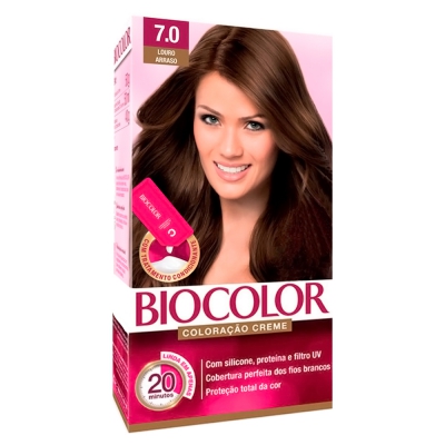 Tintura Biocolor Mini Kit 7.0 Louro Médio Arraso