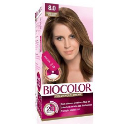 Tintura Biocolor Mini Kit 8.0 Louro Claro Ta Com Tudo