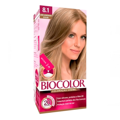 Tintura Biocolor Mini Kit 8.1 Louro Cinza Claro Estiloso