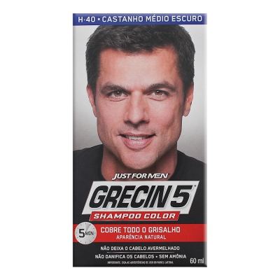 Grecin 5 Homem Castanho Médio Escuro