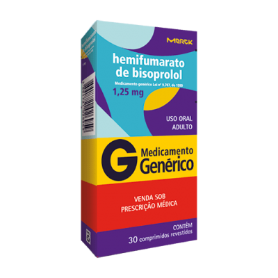 Bisoprolol 1,25Mg 30Cpr Gen.merck