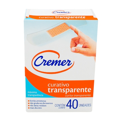 Curativo Cremer Care Transparente 40Un