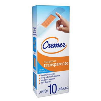 Curativo Cremer Care Transparente 10Un