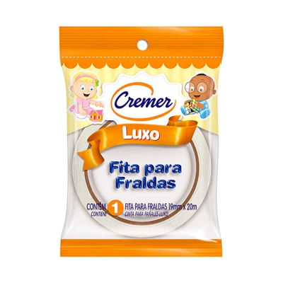 Fita Adesiva Cremer Branca 20M