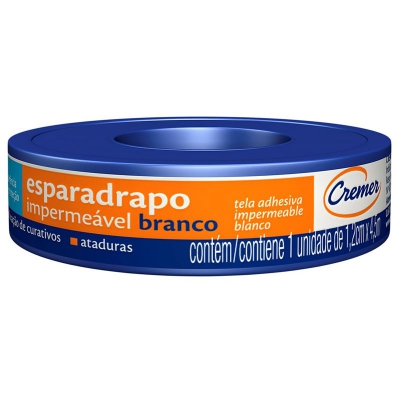 Esparadrapo Cremer Impermeável Branco 1,2Cm X 4,5Mt