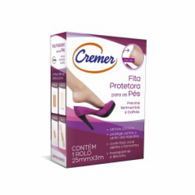 Fita Protetora Para Pés Cremer 25X3M