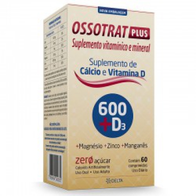 Ossotrat Plus 600Mg + Vitamina D 60Cpr