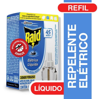Raid Elétrico 45 Noites Refil 32,9ML