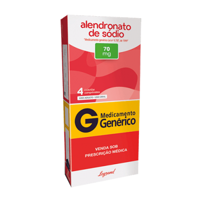 Fp.alendronato Sodio 70Mg 4Cpr Gen.legrand