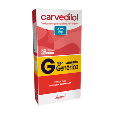 Carvedilol 6,25Mg 30Cpr Gen.legrand