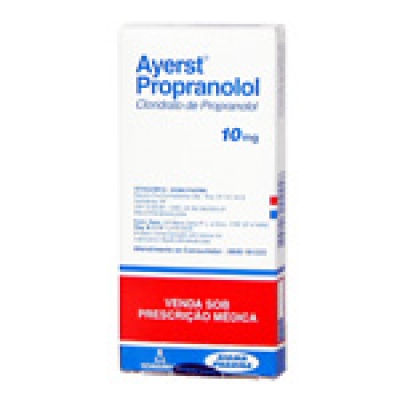 Propranolol Ayerst 10Mg 30Cpr