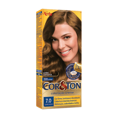 Tintura Cor e Ton 7 Louro Médio