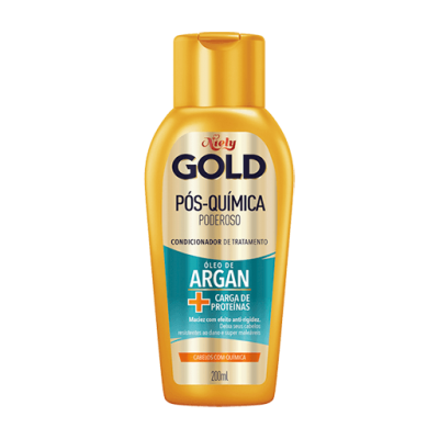 Condicionador Niely Gold Óleo de Argan Pós Química 200ML