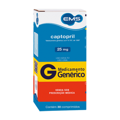 Captopril 25Mg 30Cpr Gen.ems