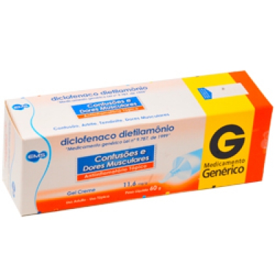Diclofenaco Dietilamônio Gel 60G Gen.ems