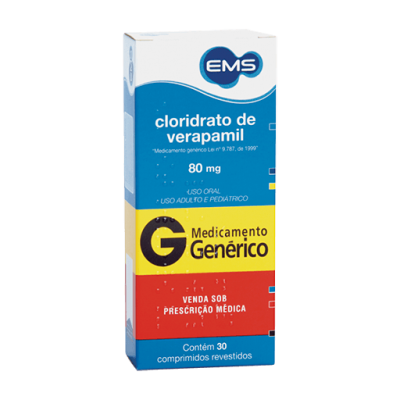 Verapamil 80Mg 30Cpr Gen.ems