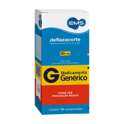 Deflazacorte 30Mg 10Cpr Gen.ems