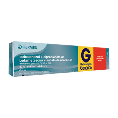 Cetoconazol + Betametasona + Neomicina Creme 30G Gen.germed