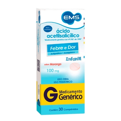 Ácido Acetilsal.100Mg 30Cpr Gen.ems