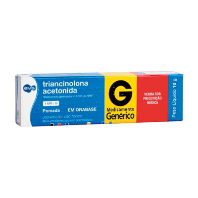 Acet.triancinolona 1Mg Pomada 10G Gen.ems