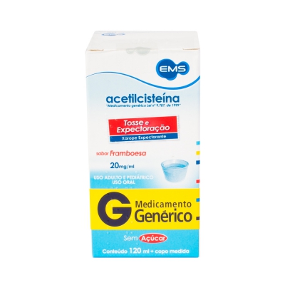 Acetilcisteina 20Mg/ml Xpe Ped 120ML Gen.ems