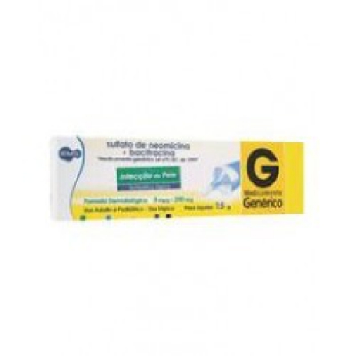 Neomicina + Bacitracina Pomada 15G Gen.ems