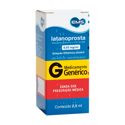 Latanoprosta 0,005% Sol Oft 2,5ML Gen.ems