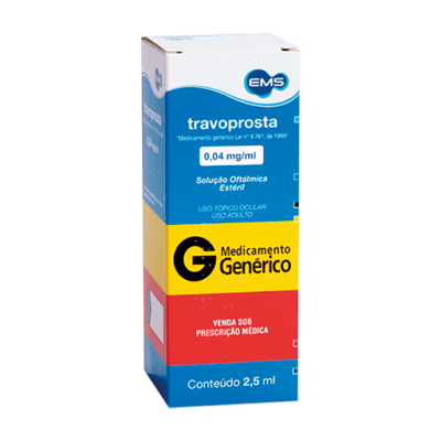 Travoprosta 0,04Mg/ml Sol Oft 2,5ML Gen.ems