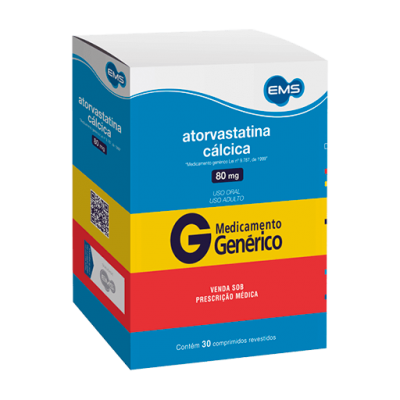 Atorvastatina Calcica 80Mg 30Cpr Gen.ems