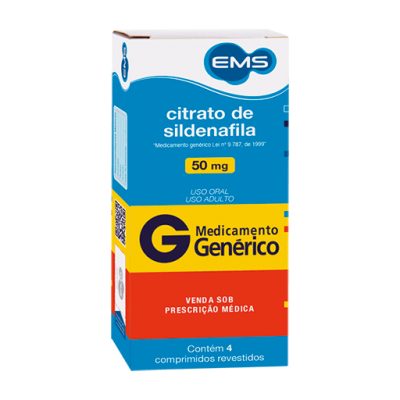 Sildenafila 50Mg 4Cpr Gen.ems