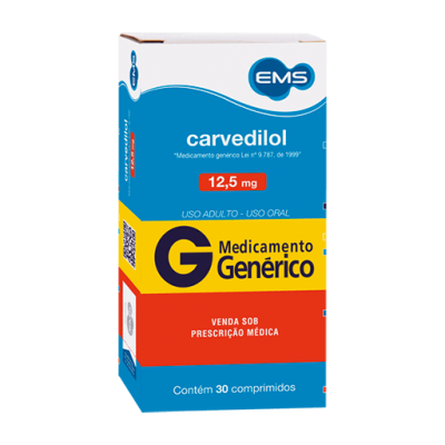 Carvedilol 12,5Mg 30Cpr Gen.ems